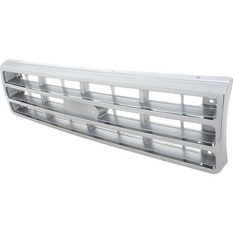 TR8200S1 1987-88 Ford F-150, F-250, F-350, Bronco; Grill Assembly; Without Emblem; Chrome