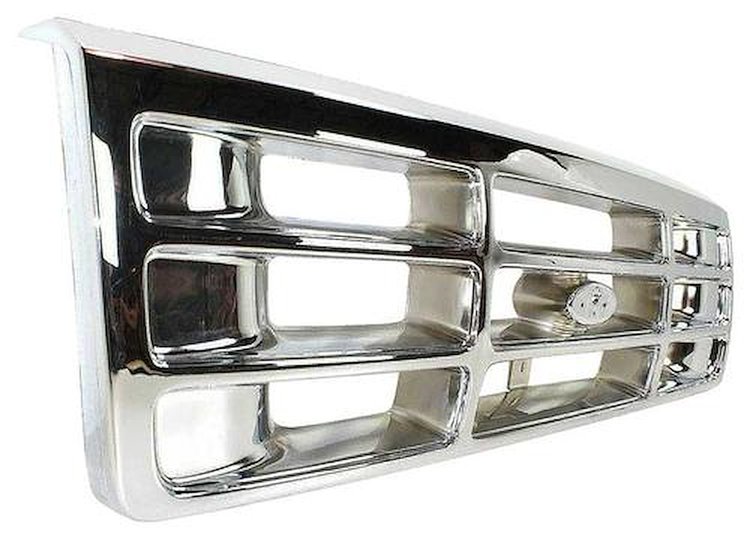 TR8200Z 1992-96 Ford F150, F250, F350, Bronco, Front Grill, Chrome