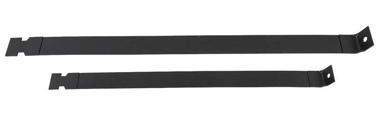 TR9057C 1980-96 Ford F100, F150, F250, F350 Pickup Truck; Side Mount Gas Tank Straps; 16 Gallon Capacity; Pair