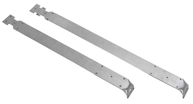 TR9057D 1980-96 Ford F100, F150, F250, F350 Pickup Truck; Side Mount Gas Tank Straps; 19 Gallon Capacity; Pair