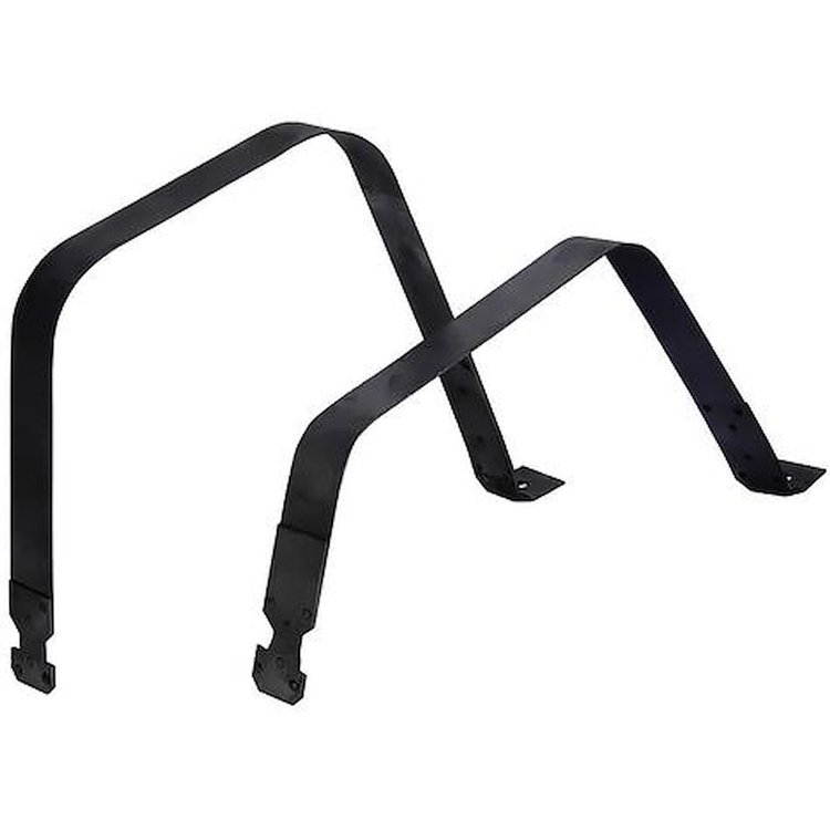 TR9057M 1997-03 Ford F100, F150, F250, F350 With 6-1/2 Bed; Side Mount Gas Tank Strap Set; For 24.5 Gallon 49 in. Long Tank