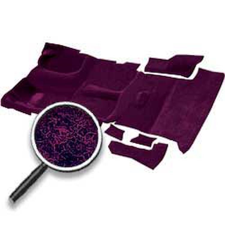 TS17175C4 1982-93 Chevy S10 / GMC S15 Standard Cab 4 Wheel Drive Pick Up Oxblood Cut Pile Carpet Set