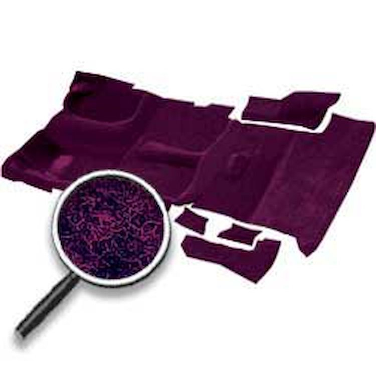 TY17175C2C 1983-93 Chevy S10 / GMC S15 Blazer 2 Door Oxblood Complete Cut Pile Carpet Set