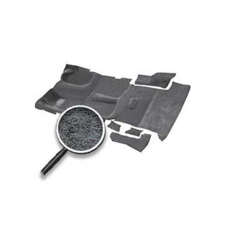 TY17183C2P 1982-91 Chevy S10 / GMC S15 Blazer 2 Door Gray Passenger Area Cut Pile Carpet Set