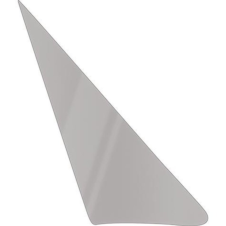 VG3435Y 1965-68 Impala / Fullsize 2 Door / 4 Door Sedan / Station Wagon Vent Glass; Custom Gray Tinted; RH