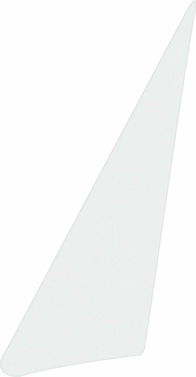 VG3436C Vent Glass 1965-68 Impala/Fullsize 2 Door/4 Door Sedan/Station Wagon Clear; LH; Clear