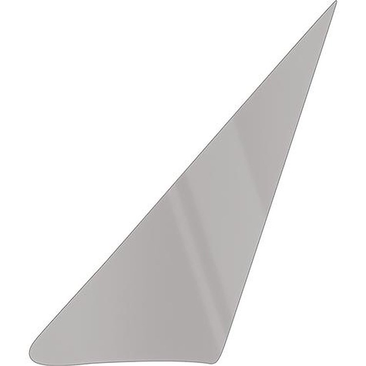 VG3436Y 1965-68 Impala / Fullsize 2 Door / 4 Door Sedan / Station Wagon Vent Glass; Custom Gray Tinted; LH