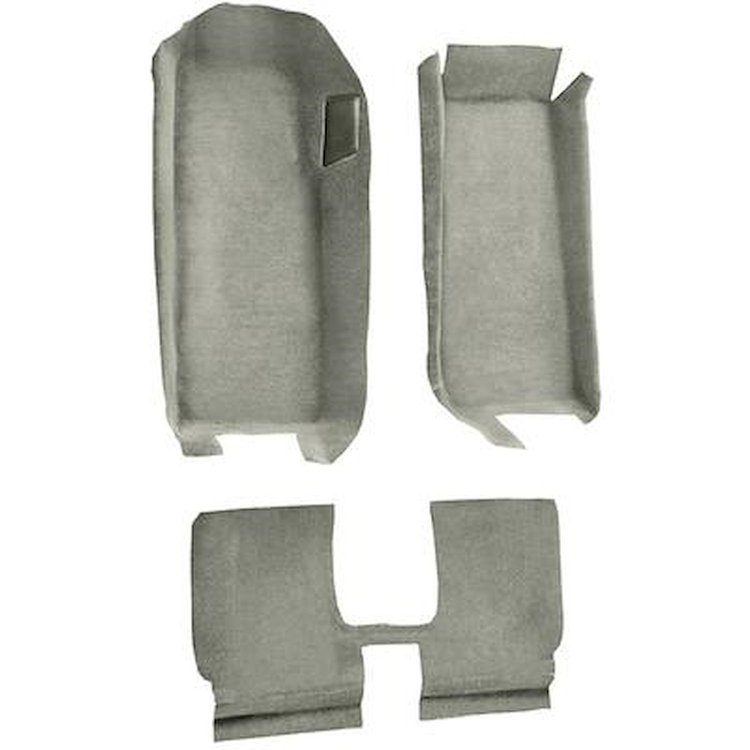VT1110492 2005-13 Chevrolet Corvette; Convertible; Front Molded Carpet; w/ Rear Seat Riser; Cutpile; Almond