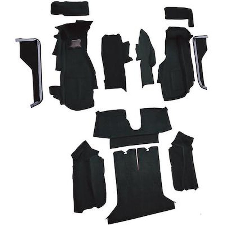 VT1121601 Complete Molded Carpet Set for 1984-87 Chevy Corvette Coupe