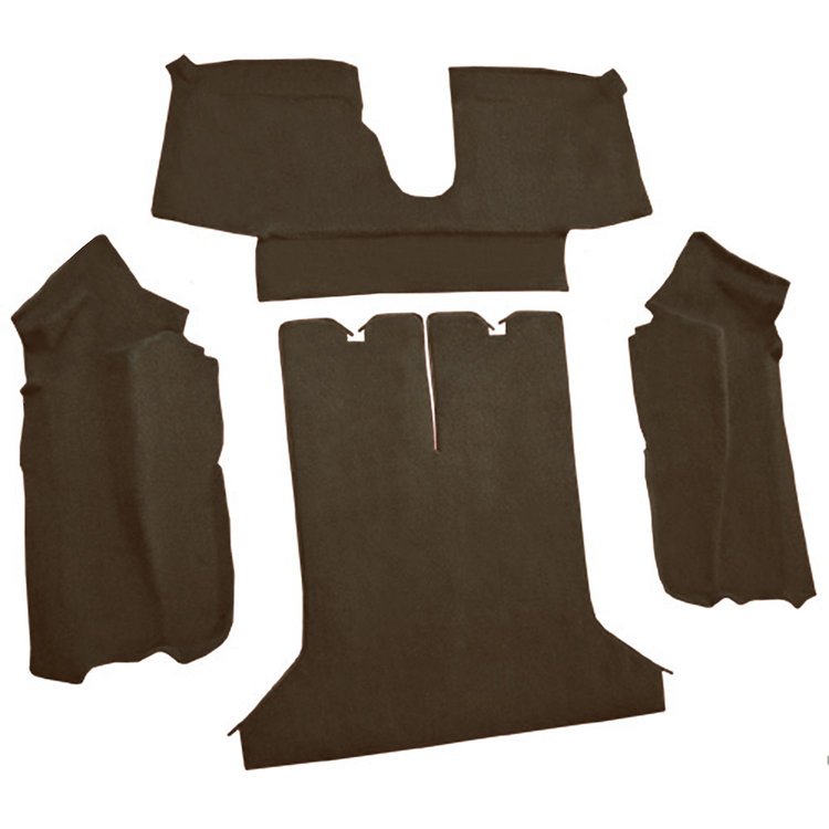 VT1122557 1984-87 Chevrolet Corvette; Coupe; Rear Molded Carpet; Cutpile; Bronze