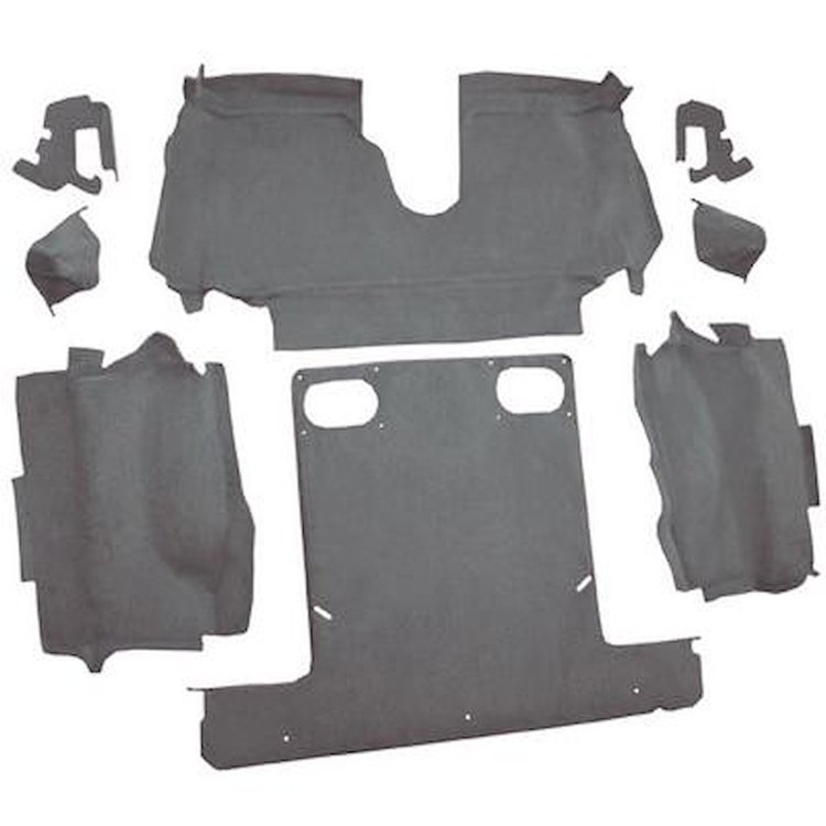 VT1123168 1986-89 Chevrolet Corvette; Convertible; Rear Molded Carpet; Cutpile; Smoke