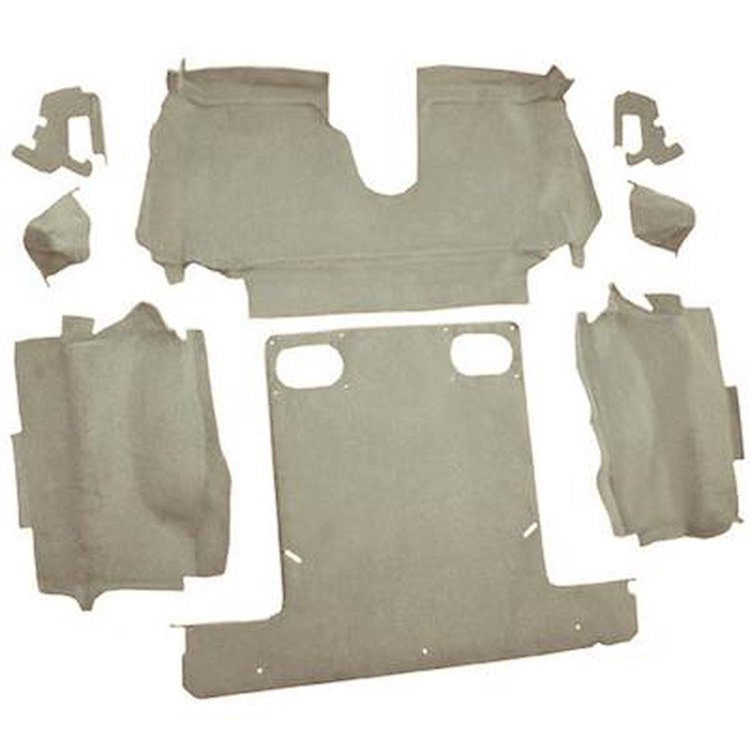 VT1123174 1986-89 Chevrolet Corvette; Convertible; Rear Molded Carpet; Cutpile; Saddle / Biscuit