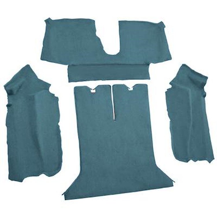 VT1125604 1990-93 Chevrolet Corvette; Coupe; w/ 2 Door Latches; Rear Molded Carpet; w/ Heel Pad; Cutpile; Metallic Blue
