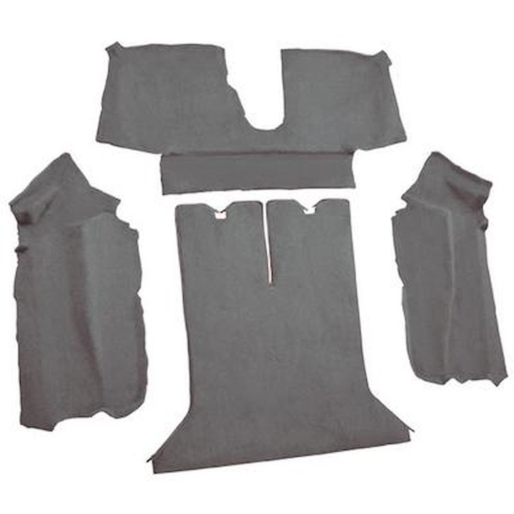 VT1125668 1990-93 Chevrolet Corvette; Coupe; w/ 2 Door Latches; Rear Molded Carpet; w/ Heel Pad; Cutpile; Smoke