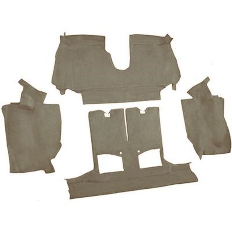 VT1126228 1990-93 Chevrolet Corvette; Convertible; w/ 2 Door Latches; Rear Molded Carpet; w/ Heel Pad; Cutpile; Medium Beige