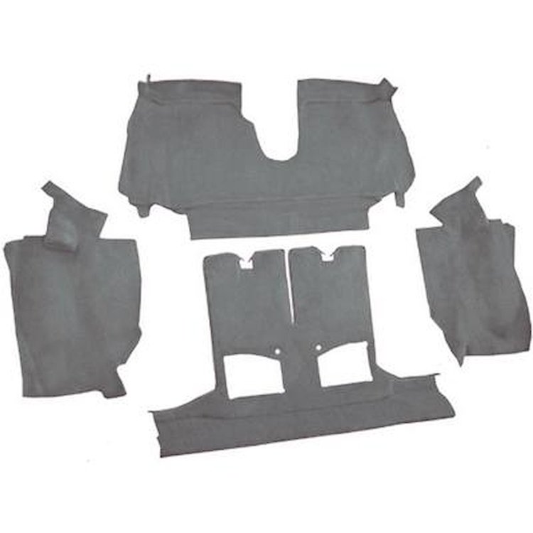 VT1126368 1990-93 Chevrolet Corvette; Convertible; w/ 2 Door Latches; Rear Molded Carpet; Cutpile; Smoke