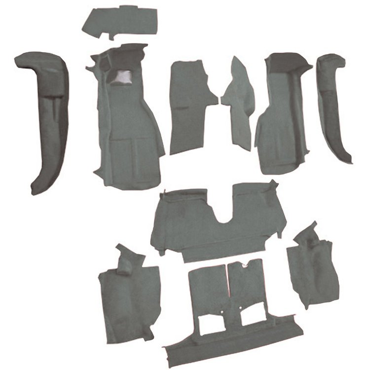 VT1128383 1994-96 Chevrolet Corvette; Convertible; w/o Door Panels; Cutpile; Medium Gray/Pewter