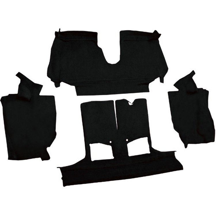 VT1128701 Rear Molded Carpet 1994-96 Chevy Corvette Convertible