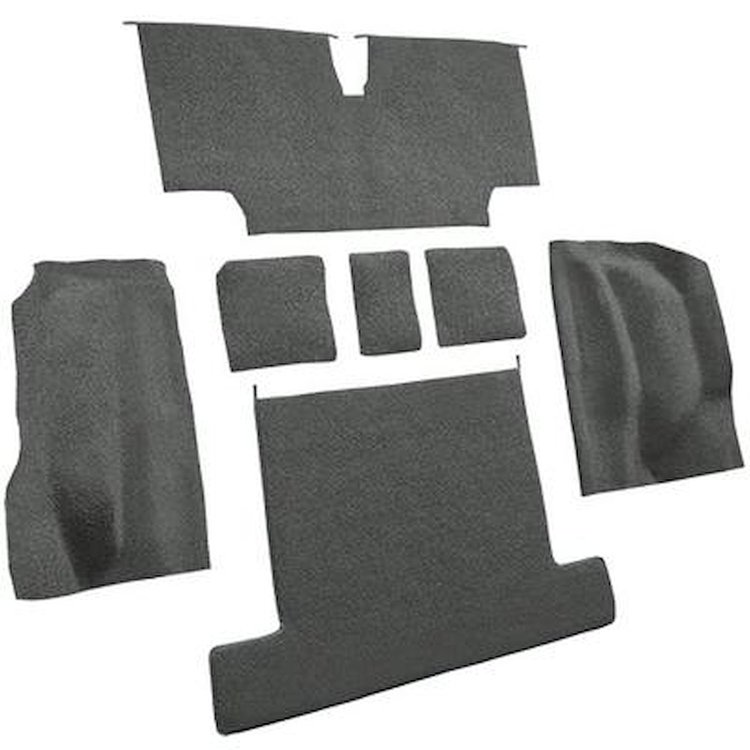 VT1133135 1976 Chevrolet Corvette; Rear Molded Carpet; w/ Heel Pad; Loop; Gunmetal Gray