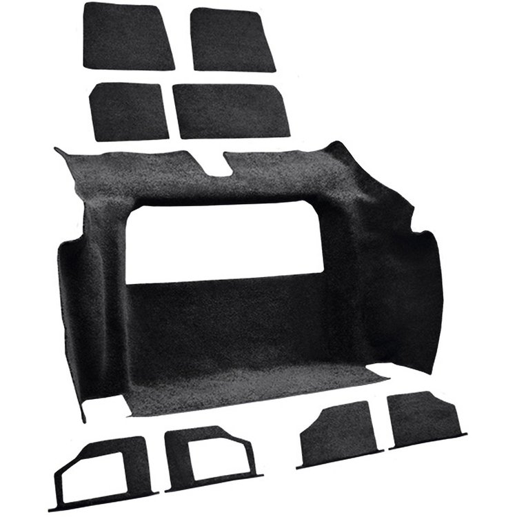 VT1134901 Rear Molded Carpet 1981-82 Chevy Corvette