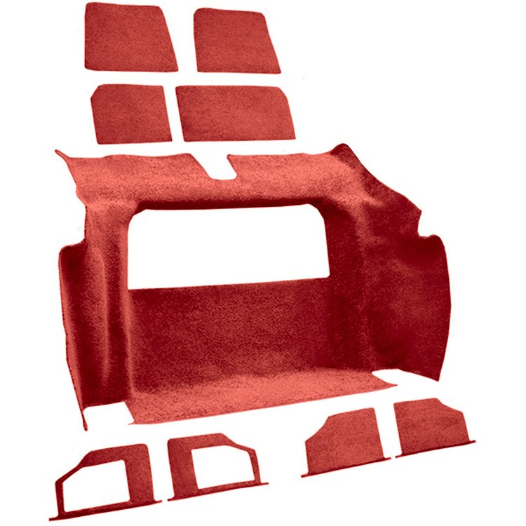 VT1134954 Rear Molded Carpet 1981-82 Chevy Corvette