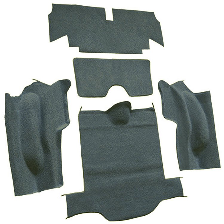 VT1135830 Rear Cut & Sewn Carpet 1966-67 Chevy Corvette Coupe
