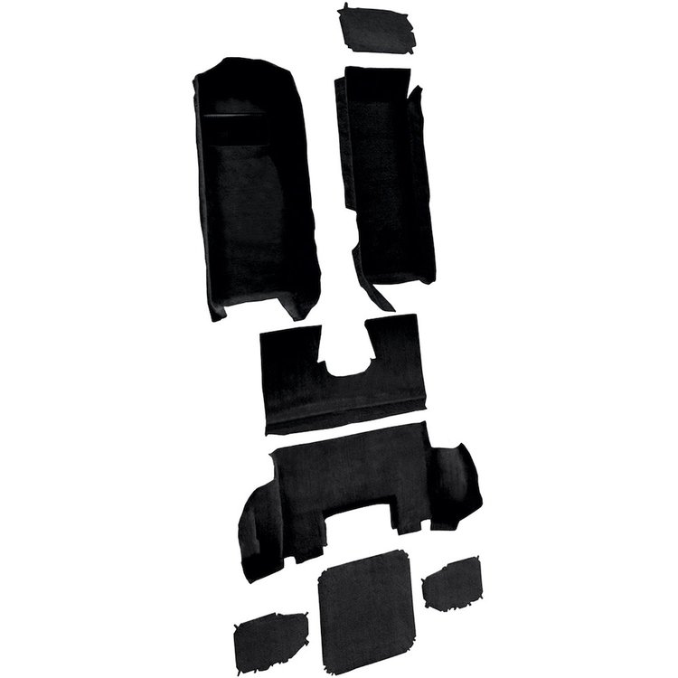 VT1136301 Complete Molded Carpet Set 1997-04 Chevy Corvette Coupe