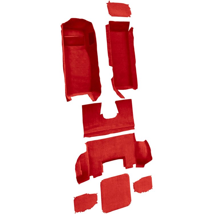VT1136391 Complete Molded Carpet Set 1997-04 Chevy Corvette Coupe