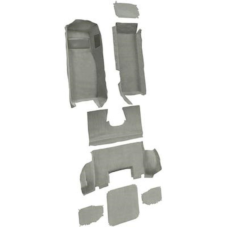 VT1136544 1997-04 Chevrolet Corvette; Coupe; Complete Molded Carpet Set; Truvette; Shale