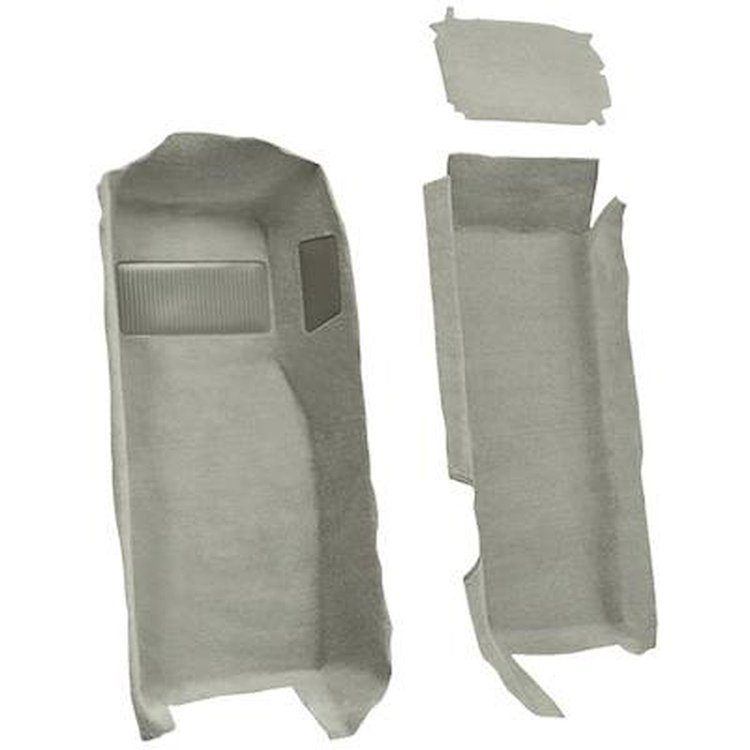 VT1136793 1997-04 Chevrolet Corvette; Coupe/Convertible; Front Molded Carpet Set; Cutpile; Antelope/Light Neutral
