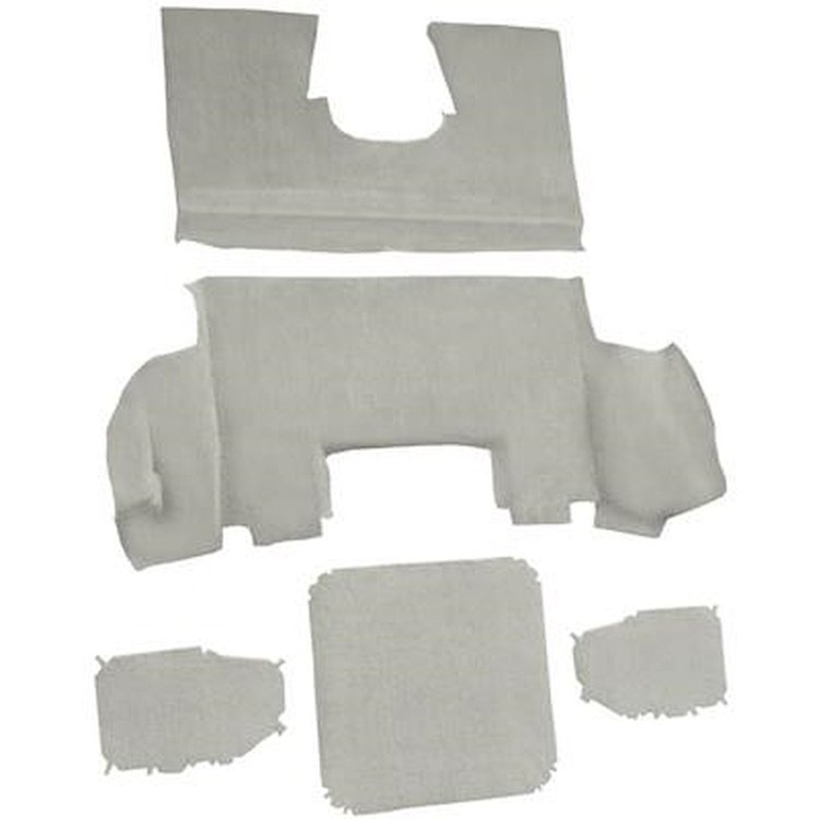 VT1136926 1997-04 Chevrolet Corvette; Coupe; Rear Molded Carpet; w/ Heel Pad; Cutpile; Oyster / Shale