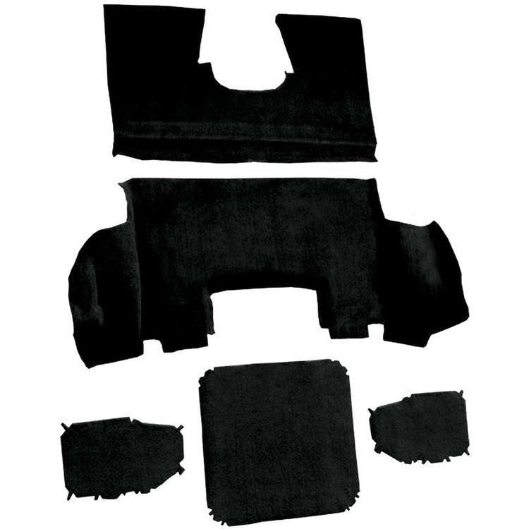 VT1137101 Rear Molded Carpet 1997-04 Chevy Corvette Coupe