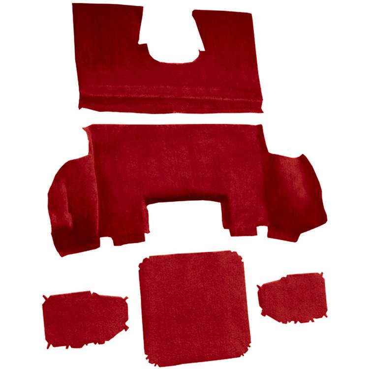 VT1137191 Rear Molded Carpet 1997-04 Chevy Corvette Coupe