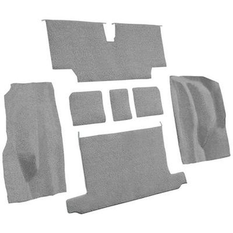 VT1137723 1973-75 Chevrolet Corvette; Roadster; Rear Molded Carpet; w/o Heel Pad; Loop; Silver