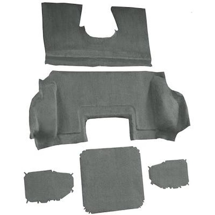 VT1139025 1998-00 Chevrolet Corvette; Hardtop/Convertible; Rear Molded Carpet; Truvette; Gray