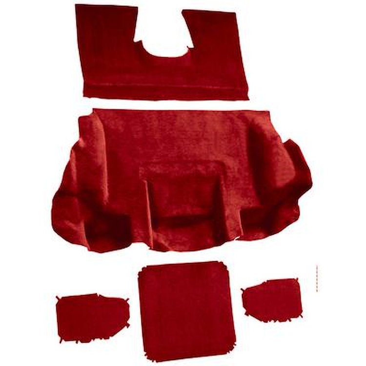 VT1139391 2001-04 Chevrolet Corvette; Hardtop/Convertible; Rear Molded Carpet; Truvette; Torch Red