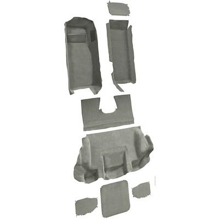 VT1139944 2001-04 Chevrolet Corvette; Hardtop/Convertible; Complete Molded Carpet Set; Truvette; Shale