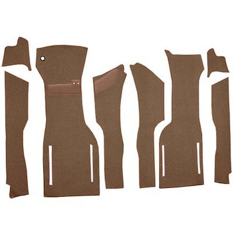 VT1176624 1964 Chevrolet Corvette; Front Cut & Sewn Carpet Set; Foam Loop; Saddle