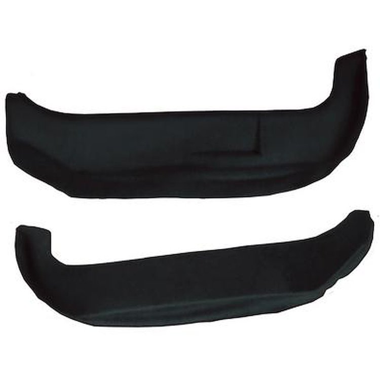 VT1531601 1988-89 Chevrolet Corvette; Door Sill Carpet; w/o Plastic; Cutpile; Black