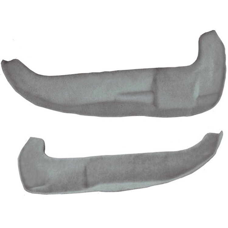 VT1531783 1990-96 Chevrolet Corvette; Door Sill Carpet; w/o Plastic; Cutpile; Medium Gray/Pewter