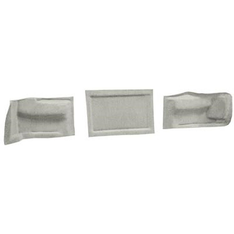 VT1532326 1997-04 Chevrolet Corvette; Coupe; Tail Light Panel Carpet Covers; 3-Piece Set; Cutpile; Oyster / Shale
