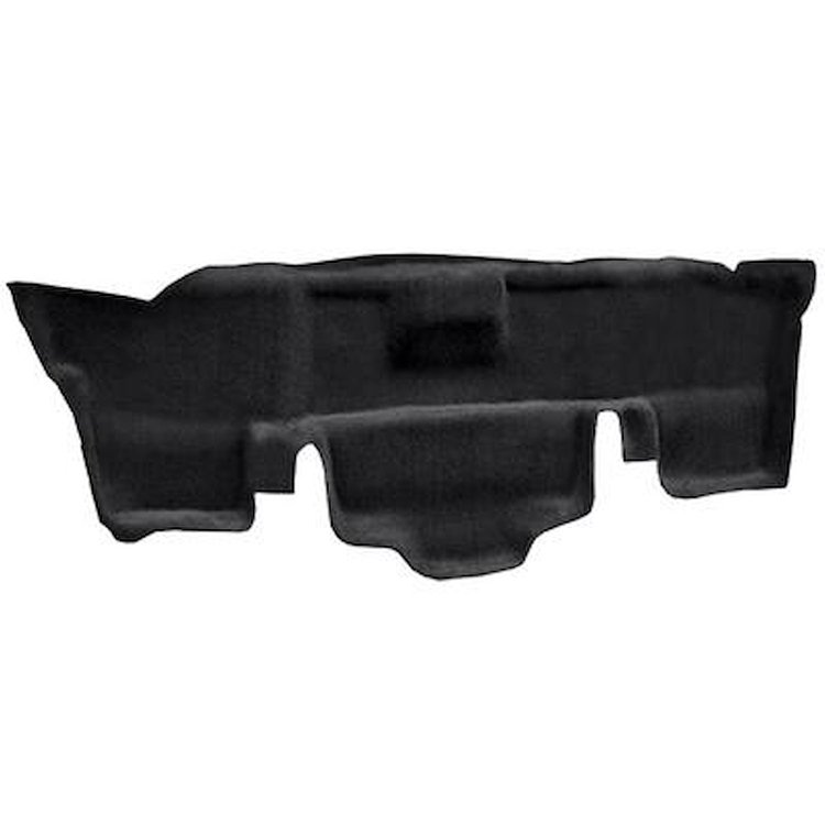 VT1532701 2001-04 Chevrolet Corvette; Hardtop/Convertible; Tail Light Panel Carpet Cover; 1-Piece; Cutpile; Black