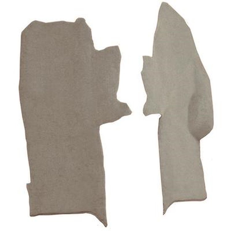 VT1535127 1984-89 Chevrolet Corvette; Console Carpet Strips; 2-Piece Set; Cutpile; Gray