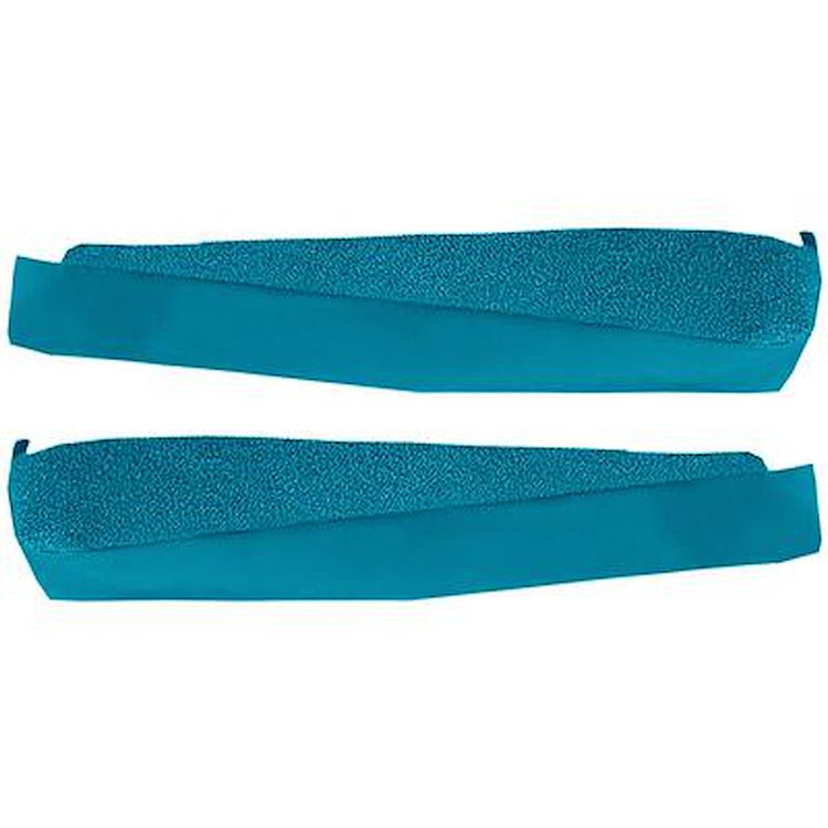 VT1536203 1968-76 Chevrolet Corvette; Door Panel Carpet Inserts; 2-Piece Set; Loop; Medium Blue