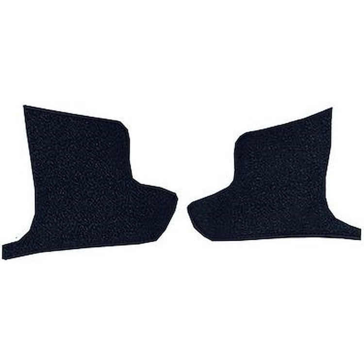 VT1536712 1963-67 Chevrolet Corvette; Kick Panel Carpet Inserts; Loop; Dark Blue
