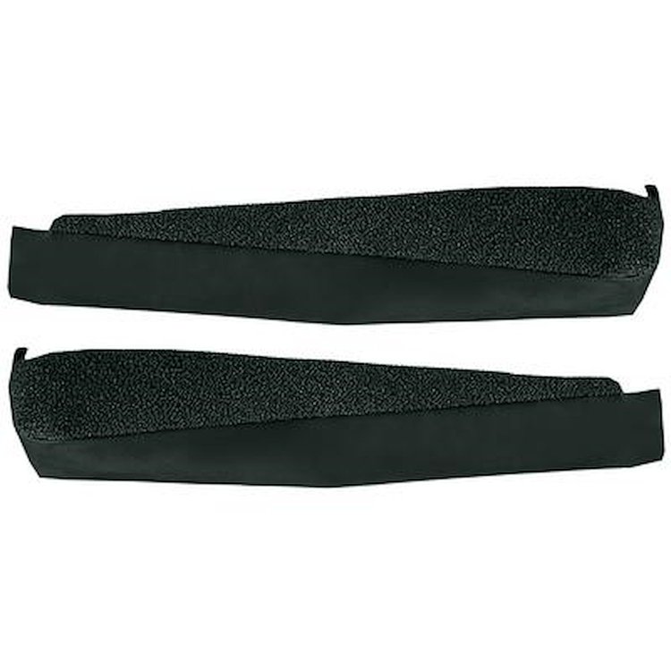 VT1702885 1969-77 Chevrolet Corvette; Door Panel Carpet Inserts; 2-Piece Set; Cutpile; Blue Green