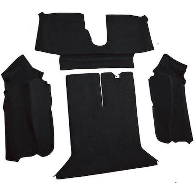 VT1714601 1992-93 Chevrolet Corvette; Coupe; w/ 1 Door Latch; Rear Molded Carpet; w/ Heel Pad; Cutpile; Black