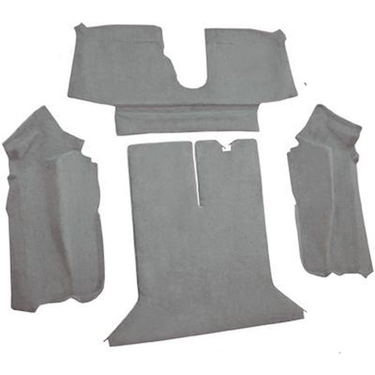 VT1714683 1992-93 Chevrolet Corvette; Coupe; w/ 1 Door Latch; Rear Molded Carpet; w/ Heel Pad; Cutpile; Medium Gray/Pewter