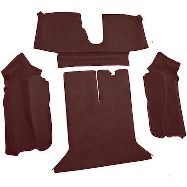 VT1714702 1992-93 Chevrolet Corvette; Coupe; w/ 1 Door Latch; Rear Molded Carpet; Cutpile; Ruby Red