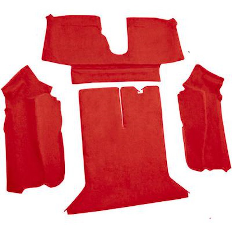 VT1714791 1992-93 Chevrolet Corvette; Coupe; w/ 1 Door Latch; Rear Molded Carpet; Cutpile; Torch Red